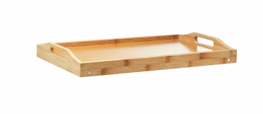Logo trade business gift photo of: Foldable bamboo tray