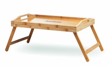 Logo trade promotional items image of: Foldable bamboo tray