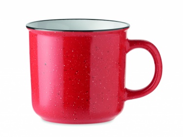 Logo trade promotional giveaways image of: Ceramic vintage mug 400 ml