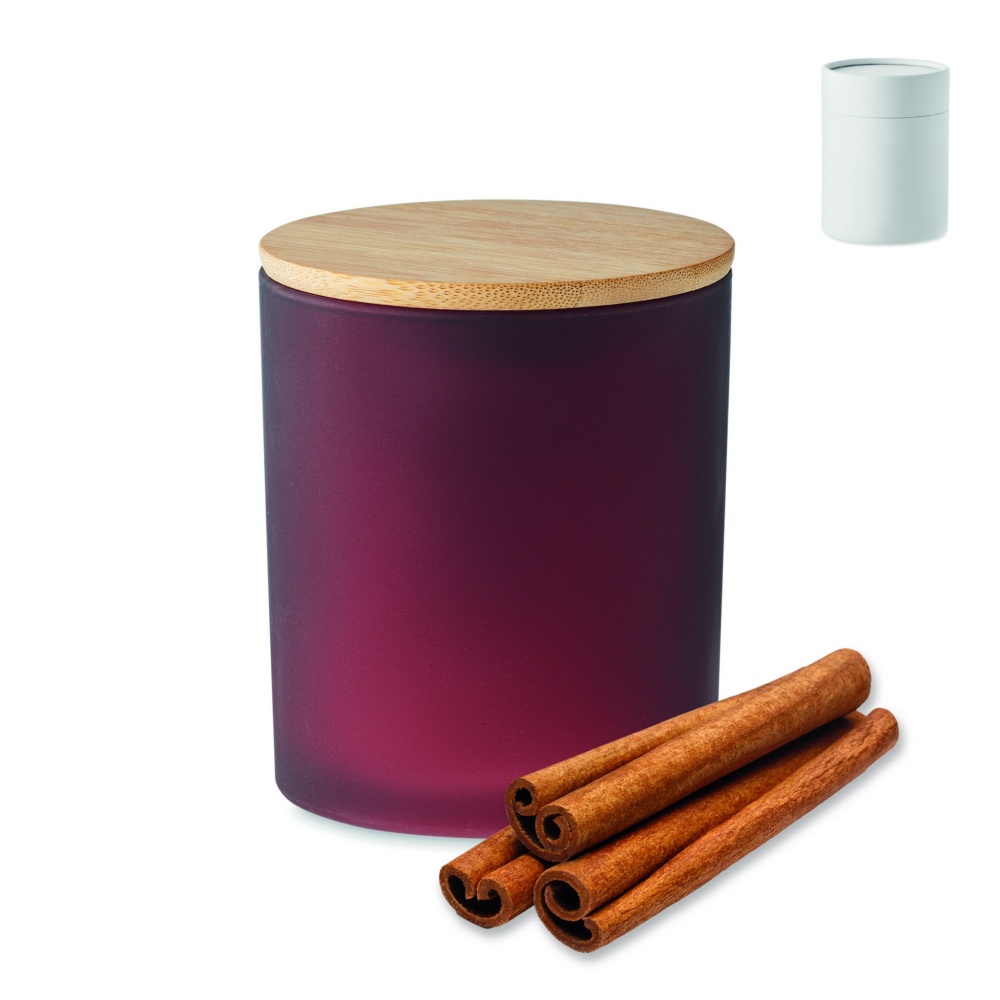 Logotrade promotional giveaway picture of: Plant based wax candle 280 gr
