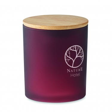 Logo trade corporate gifts picture of: Plant based wax candle 280 gr