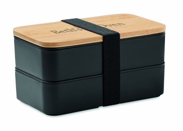 Logo trade promotional product photo of: Lunch box in PP and bamboo lid