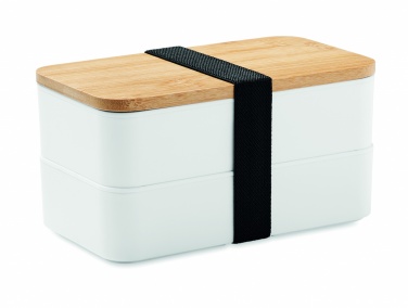 Logo trade promotional items image of: Lunch box in PP and bamboo lid