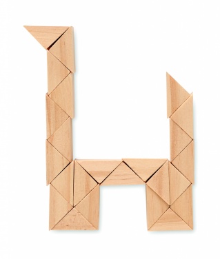 Logotrade corporate gift picture of: Wooden puzzle/brain teaser