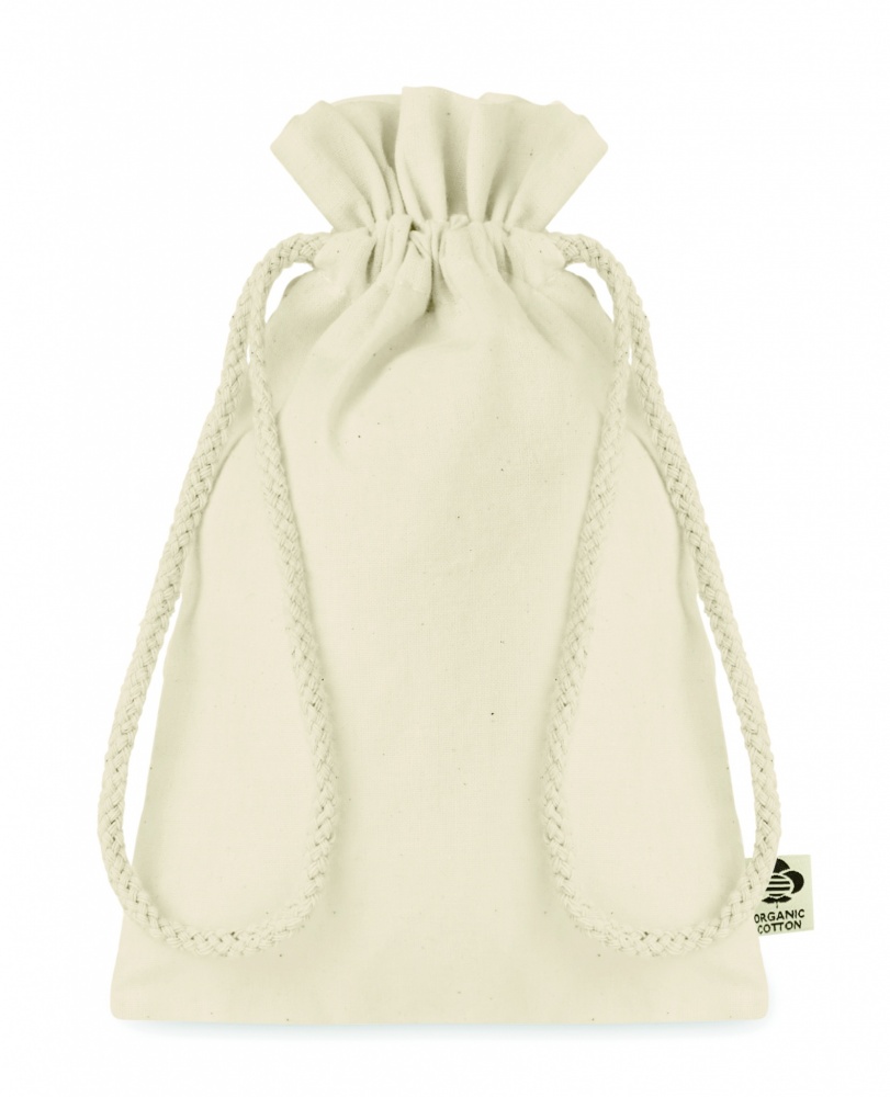 Logotrade promotional product image of: Small organic cotton gift bag