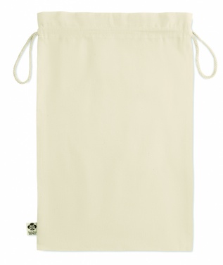 Logo trade promotional merchandise photo of: Large organic cotton gift bag