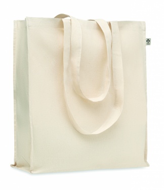 Logo trade promotional merchandise image of: Organic cotton shopping bag