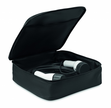 Logo trade promotional products image of: 600D RPET cable car bag