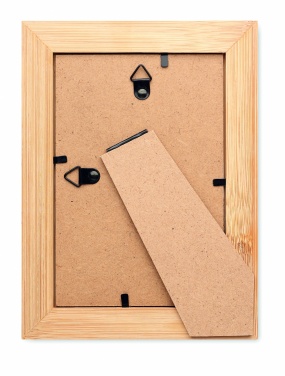 Logo trade promotional items image of: Bamboo photo frame