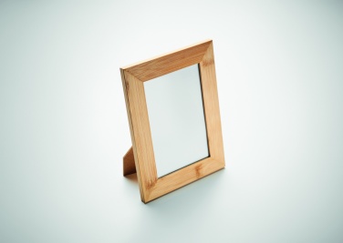 Logo trade business gift photo of: Bamboo photo frame