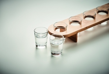 Logo trade corporate gifts image of: Set of 6 shot glasses