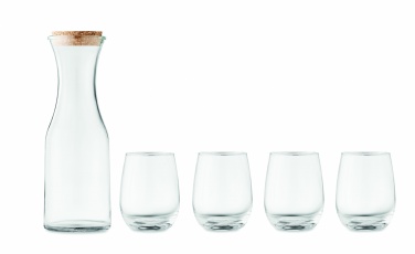 Logotrade promotional product picture of: Set of recycled glass drink