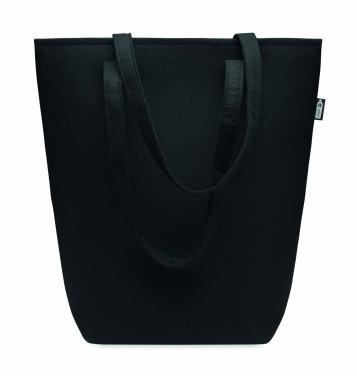 Logo trade corporate gifts image of: RPET felt event/shopping bag