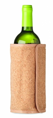 Logo trade promotional gifts picture of: Soft wine cooler in cork wrap