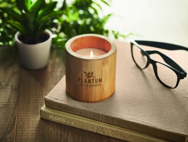 Logotrade corporate gift image of: Plant based wax candle 160 gr