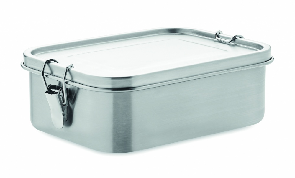 Logo trade promotional giveaways image of: Stainless steel lunch box