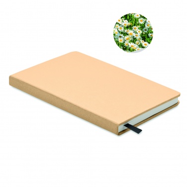 Logo trade promotional items picture of: A5 recycled page notebook