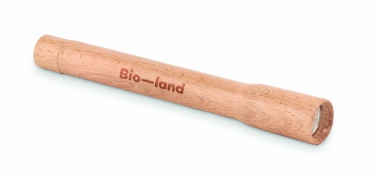 Logo trade promotional products picture of: Wooden torch with COB light