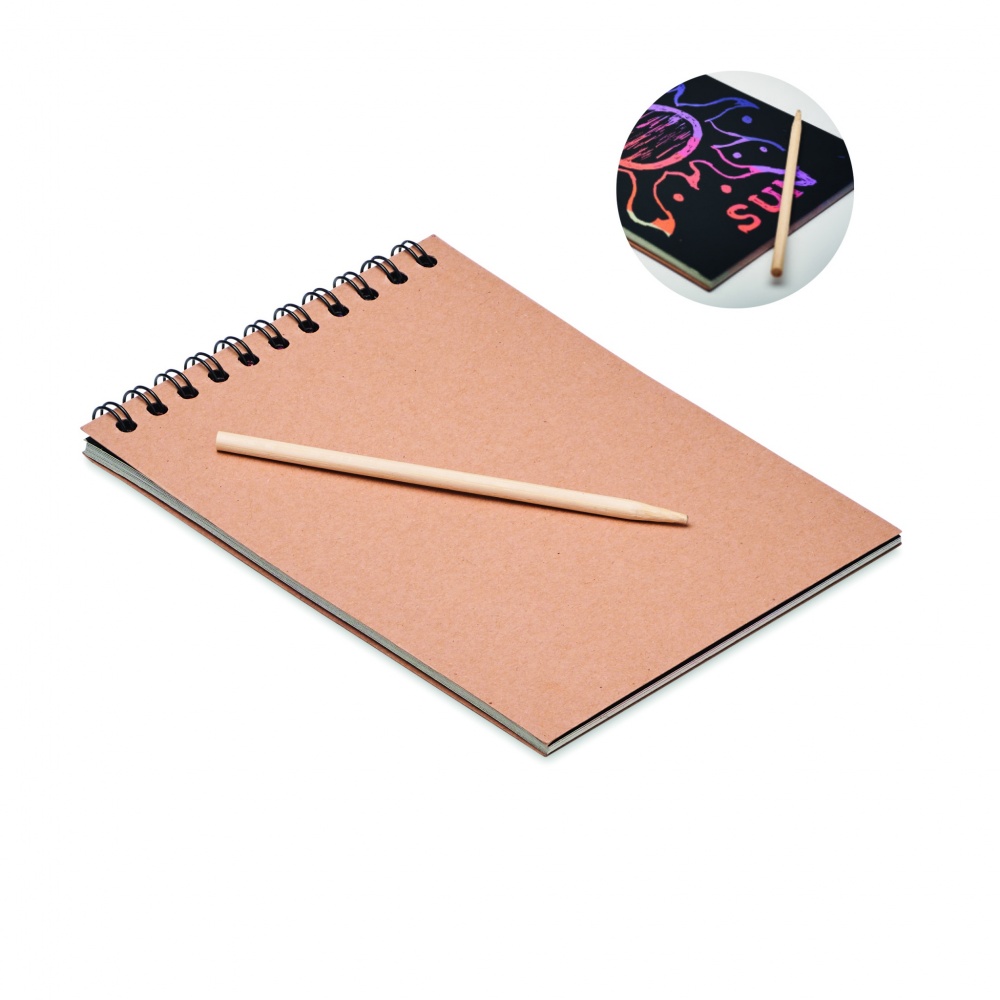 Logotrade business gifts photo of: Scratching paper notebook