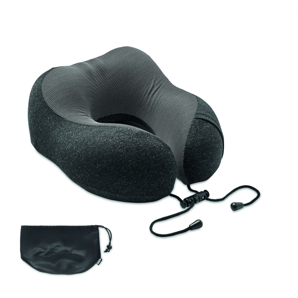 Logo trade promotional giveaways image of: Travel Pillow in RPET