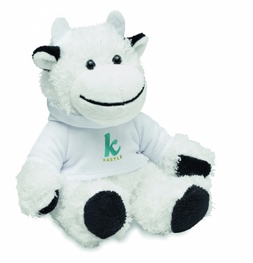 Logo trade promotional merchandise image of: Teddy cow plush