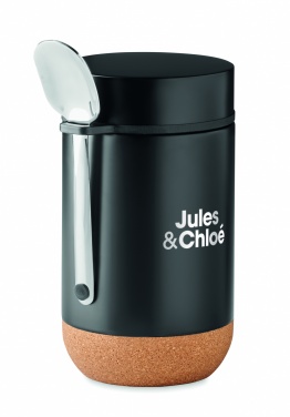Logo trade promotional gifts picture of: Double wall storage jar 400 ml