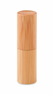 Logotrade promotional giveaway picture of: Lip balm in bamboo tube box
