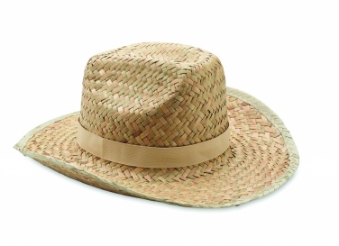 Logo trade business gift photo of: Natural straw cowboy hat