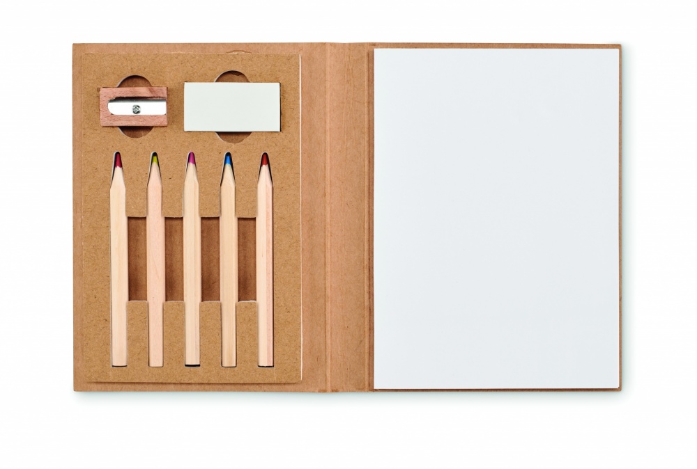 Logo trade promotional items picture of: Kids 60 sheet drawing set