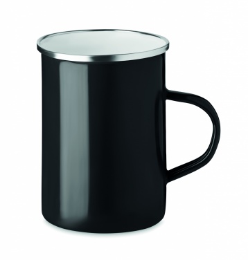 Logo trade promotional products picture of: Metal mug with enamel layer