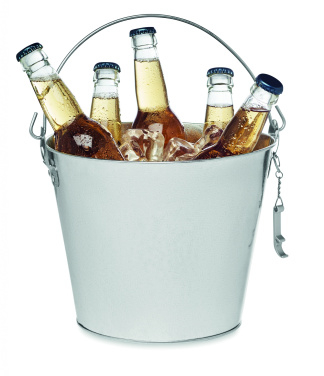 Logo trade promotional items picture of: Metal beer bucket 4L