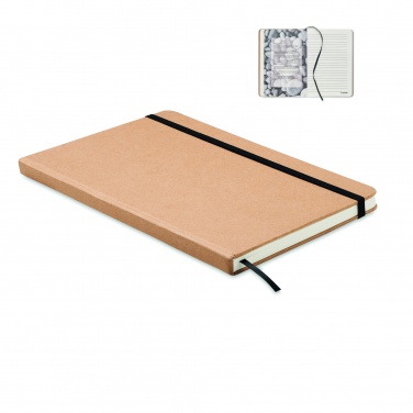 Logo trade business gifts image of: A5 notebook recycled carton