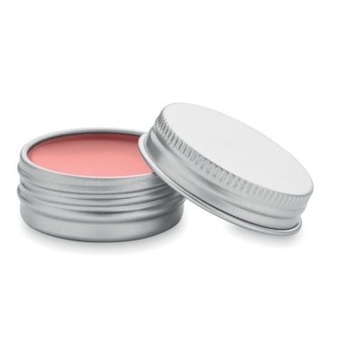 Logo trade promotional giveaways picture of: Vegan lip balm in round tin
