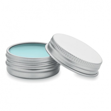 Logo trade promotional giveaways picture of: Vegan lip balm in round tin