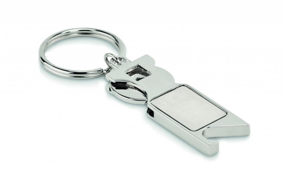Logo trade promotional items picture of: Euro Token key ring Porvoo