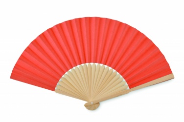 Logo trade promotional items picture of: Manual hand fan