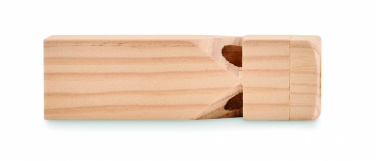 Logo trade business gifts image of: Wooden train whistle