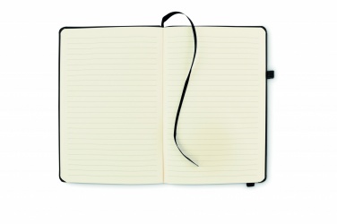 Logo trade promotional giveaway photo of: Recycled Leather A5 notebook