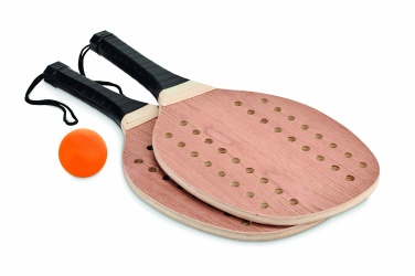 Logotrade promotional item image of: Rosewood beach tennis set