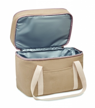 Logo trade promotional giveaways picture of: Cooler bag canvas 320 gr/m²