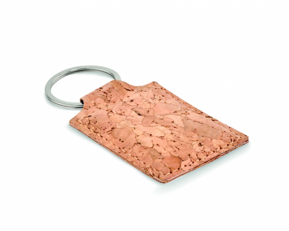 Logotrade promotional gifts photo of: Rectangular cork key ring Imatra