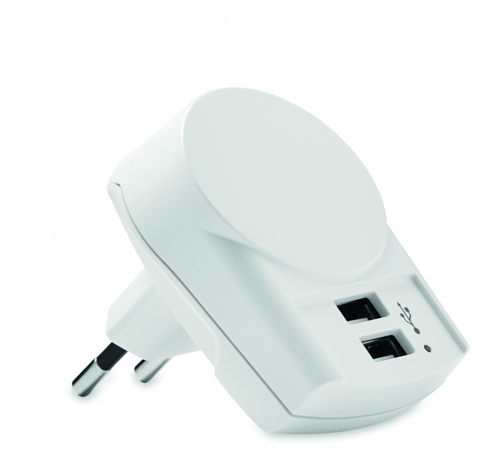 Logotrade corporate gift picture of: Skross Euro USB Charger (2xA) 12W