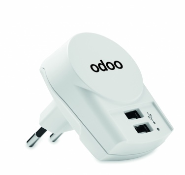 Logotrade advertising product image of: Skross Euro USB Charger (2xA) 12W