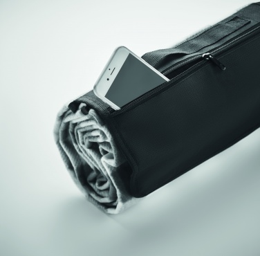 Logotrade promotional item picture of: RPET fleece blanket 150 gr/m²