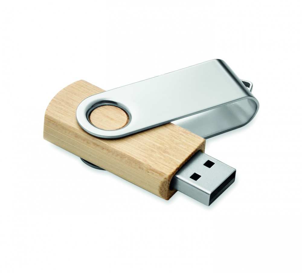 Logotrade advertising product image of: Techmate bamboo USB 16GB       MO6898-40