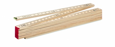 Logotrade promotional giveaways photo of: Carpenter ruler in wood 2m