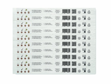 Logotrade advertising products photo of: Sheet of seed paper wristbands