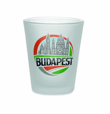 Logo trade promotional items image of: Sublimation shot glass 44ml
