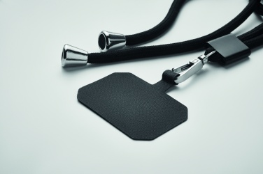Logo trade promotional giveaways image of: RPET Phone holder lanyard