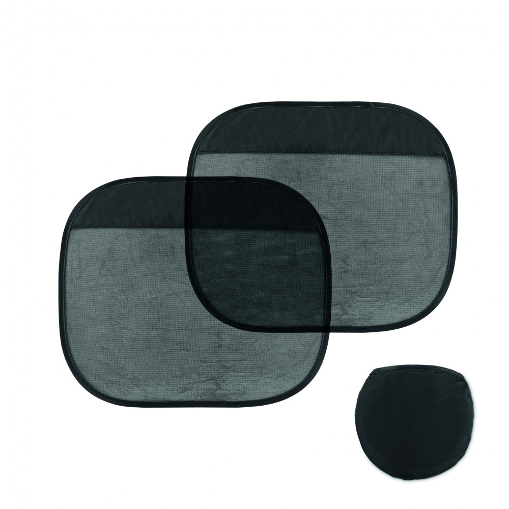 Logo trade promotional giveaway photo of: Set of 2 car sun shades